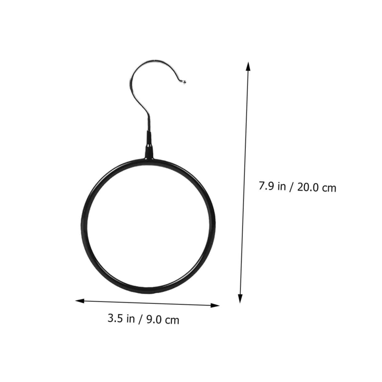 Housoutil 8pcs Space Saving Belt Holder and Scarf Hanger Organizer Versatile Closet Storage for Ties Shawls and Accessories for Home Dorm and Hotel Use