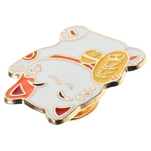 ibasenice Broche De Gato Fortuna Estilo Japonés, Aleación Duradera, Pin De Dibujos Animados Para Ropa Infantil, Accesorio Para Chaquetas y Bufandas, Diseño Pequeño y Colorido