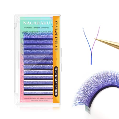 NAGARAKU Blue + Purple YY Lash Extensions Product Picture