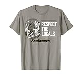 Southaven Repsect the Locals Hiking Bigfoot Sasquatch T-Shirt
