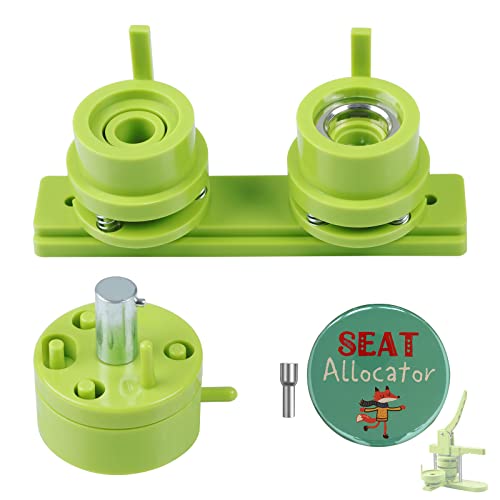 Happizza 1 inch/25mm Button Maker Mold, Interchangeable Die, Compatible with Slide Rail Button Maker Machine, 1 Piece