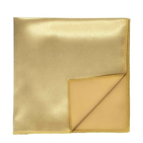 Image of tiemart Solid Color Pocket Squares for Men | For Suits, Perfect for Wedding Parties, 12 x 12 inch / 30 x 30 cm