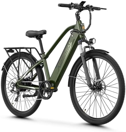 Aipas C1/C2 Electric Bike for Adults, 1100W Peak Motor, 62-Mile Range Ebike