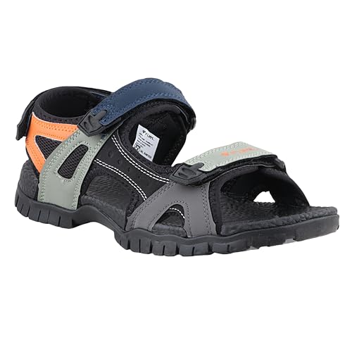 Image of FUEL Sandals & Floaters for Mens & Boys Comfortable & Lightweight Dailywear, Anti-Skid Flexible & Breathable for Running, Walking Stylish Casual Sandal for Outdoor Footwear For Gents (Rambo-01)