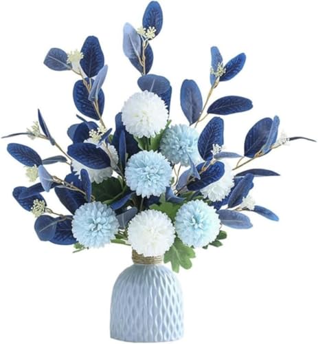 SLLS 造花 花束 花瓶付き インテリア装飾 枯れない プレゼント用 誕生日 母の日 バレンタインデー 結婚式 ブーケ ホームパーティー ウェディングデコ用 おしゃれ ギフト