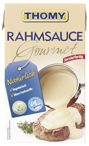 THOMY Rahmsauce Gourmet, servierfertig, 1er Pack (1 x 1L Packung)