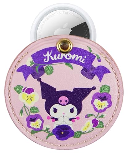 Image of Sonix x Sanrio Keychain Case Compatible with Apple AirTag | Protective Cover Keychain | Hello Kitty & Friends - Floral Kuromi