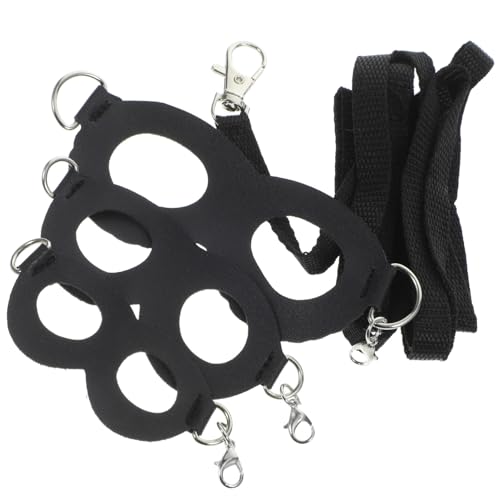 HEMOTON Outdoor Lizard Harnesses Bearded Dragon Leash Adjustable Harness for Small Reptiles Pet Harness for Dragons