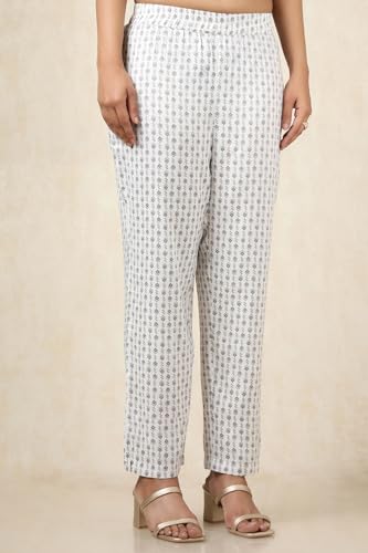 Image of Soch Womens Rayon Botanical Kurta Set With Zari