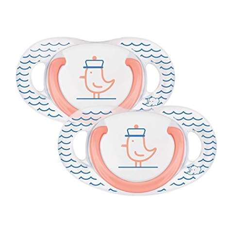Bébé Confort Pack of 2 Natural Physio Latex Pacifiers - Navy Blue - 18/36 Months Cover