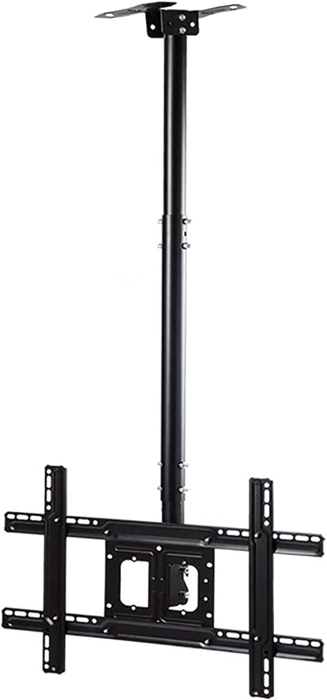 Adjustable Universal TV StandTelescoping Tilt & Swivel Ceiling Mount Bracket for 1970" LED ScreensMultifunctional Height Adjustable TV Display Stand