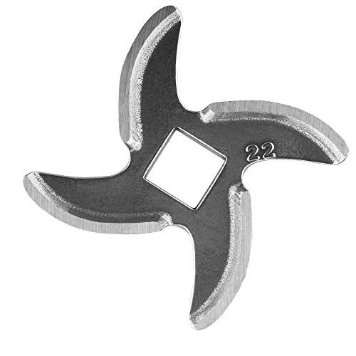 #22 Meat Grinder Blade Parts, Stainless Steel Cutting Blade for Electric Meat Grinder - Thumbnail 2
