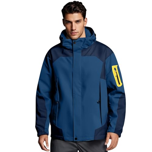 Blouson De Travail Homme TOFOTL Parka Résistante Contre Pluie et Froid