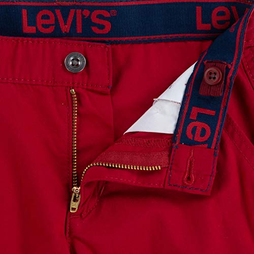 Levi's Boys' Cargo Shorts, Chili Pepper Red, 8 #TOP2