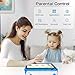 PRITOM 10 inch Kids Tablets Android 13, Tablet with Lanyard 64GB, Quad-Core, HD IPS Display, WiFi, Dual Camera, Toddler Tablet for Kids un-der 12, Blue
