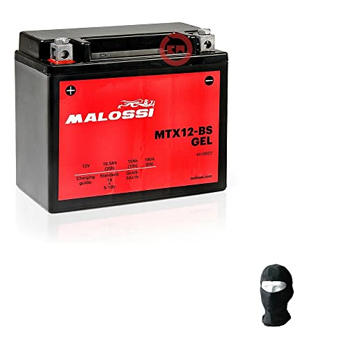 Compatible con DAELIM VJ Roadwin FI 125 de 2008 a 2012 Batería de gel Malossi MTX12-BS ya lista...