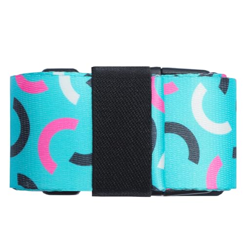 Image of Luggage Straps for Suitcases TSA Approved Easy Pack Organized Suitcase Strap, Luggage Strap, Luggage Belt Strap, Bag Straps for Luggage. Buckle Straps Travel Accessories (Turqoise)
