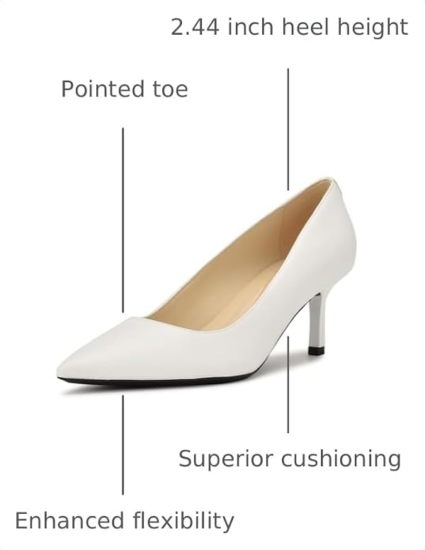 Nine West Women's Kuna9x9 Pump, White 140, 8.5 by Nine West - Used condition - Image 3