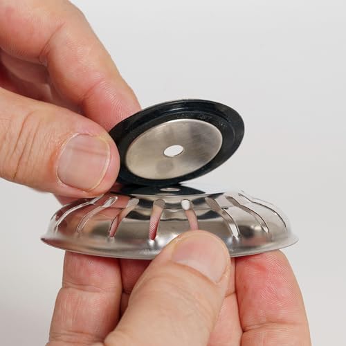 Ersatz Siebkorb Dichtung, 2 Stück, kompatibel mit FRANKE 133.0024.173, für 3,5 Abflussgarnituren mit Siebkörbchen Art. Nr. 900769020, 133.0005.684, 900769021, 133.0005.685, Dichtungsring Spüle