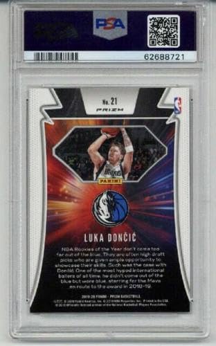 2019 Panini Prizm Far Out! Fast Break #21 Luka Doncic Dallas Mavericks Psa 10 - Basketball Cards