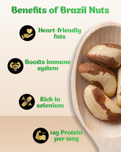 Image of True Elements Brazil Nuts 200g - High in Protein, High in Dietary Fibre | Premium Dry Fruits | Zero Cholesterol