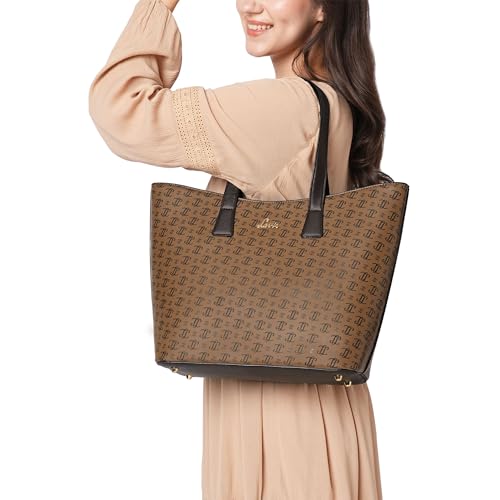 Image of Lavie Women's Mono LL Harper Tote Bag for Women | Tote Bag for Work | Ladies purse | Stylish Shoulder Bag | Gift for Women