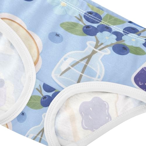 Girls' Underwear Butterfly Flowers Floral Toddle Brief Panties 2-8 Years 203007404