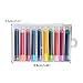 10 Pcs Replacement Refill Refill Cartridge 10 Colors Storage in Clear Box for Student Travel