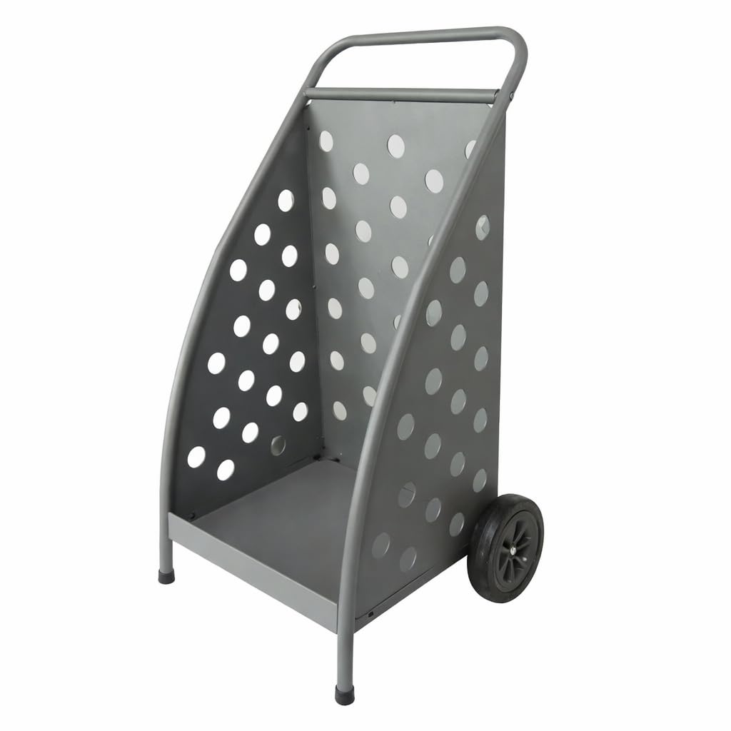 Carrello Portalegna con Ruote Grigio 65 x 48 x 90 cm