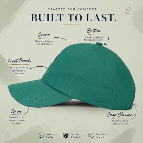 Image of Feathers Cotton Cap for Men & Women | Adjustable Baseball Unisex Caps | Breathable Outdoor Running, Gym & Travel Hat | Styles Cap for Men
