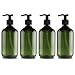 4PCS 500ML Bouteille À La Main De Pompe À Lotion En Plastique Vide Bouteille De Shampooing PET Bouteille De Gel Douche, Distributeur De Savon Flacon Pulvérisateur pour Famille tous les jours