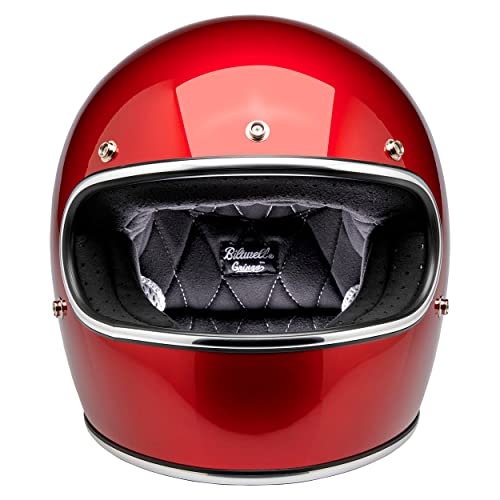 Biltwell | Gringo | Ece Dot Approved | Motorcycle Helmet | Metallic Cherry Red | X-Large #TOP4