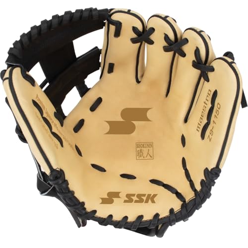 Image of SSK Z9 Maestro Infield Baseball Glove - 11.25 inch - 11.5 inch - 11.75 inch - 12 inch - Right & Left Hand Throw