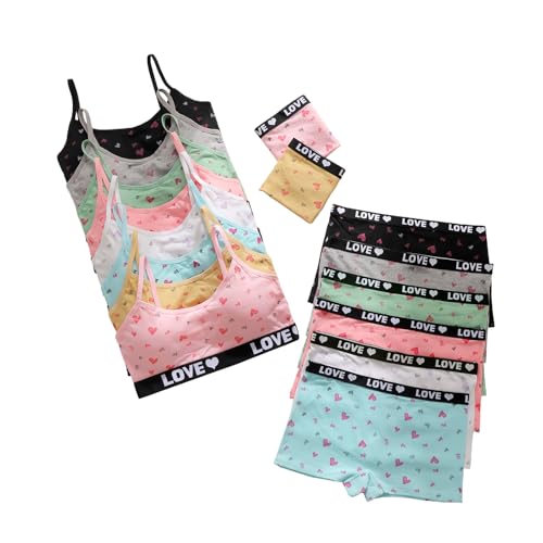 Girls Cotton Underwear Soft Shorts Kids Boxer Briefs Panties, Girls’ Seamless Underwear Set