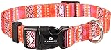 Regolabile continuamente Flamingo Collare SYB Arancio/Rosa/Bianco XS 20-35CM 10MM
