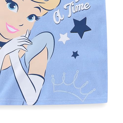 Image of Disney Princess Frozen Minnie Mouse Girls Short Sleeve T-Shirt and French Terry Shorts Set for Toddlers to Big Kids