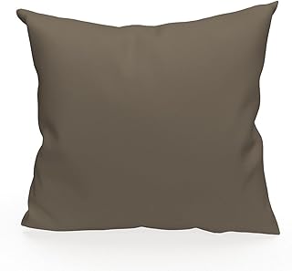 Soleil d'ocre 527234 ALIX Housse de coussin Polyester Moka 40 x 40 cm