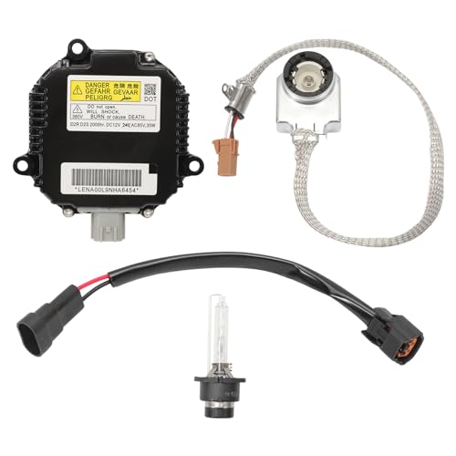 Xenon HID Headlight Ballast Control Unit with Igniter & D2S Bulb for Nissan Altima, 350Z, 370Z, Maxima, Murano, Rogue, G35, G37, FX35, QX56 - Replace# 28474-8991A, 28474-89904, NZMNS111LAN