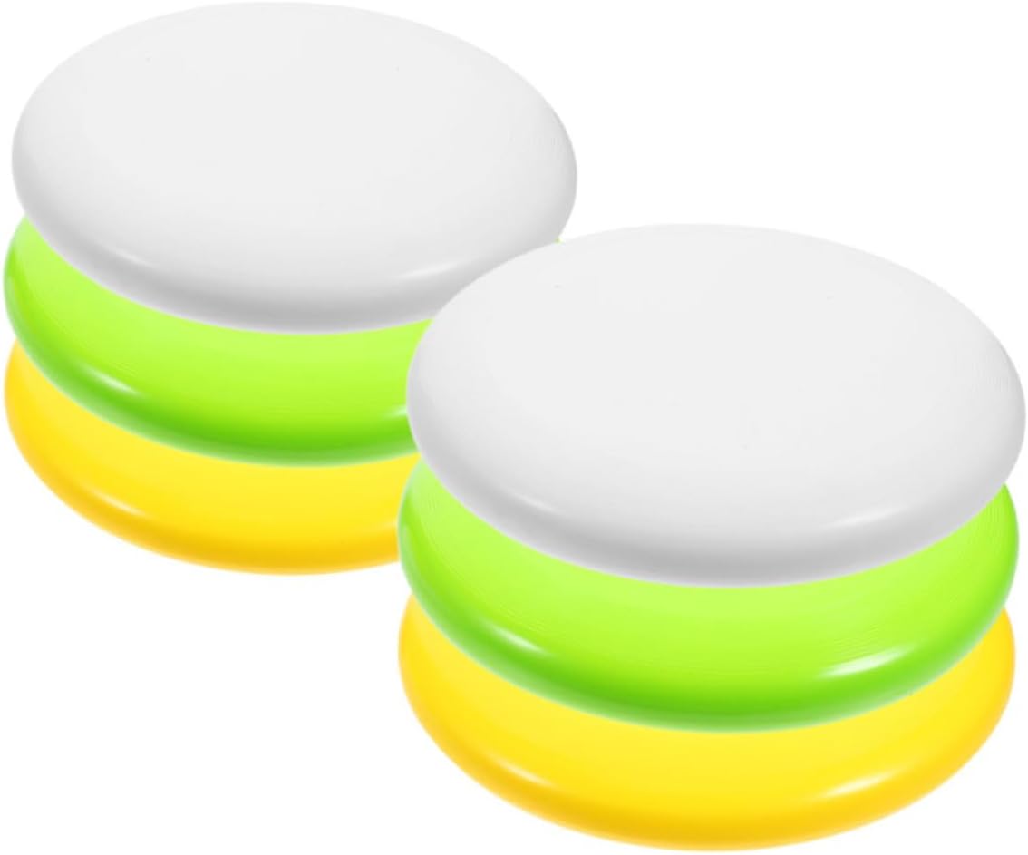 6Pcs Disc Golf Durable Pe Material Discs for Beginners Professionals Includes Putter Midrange Disks Lightweight Portable for Outdoor Fun