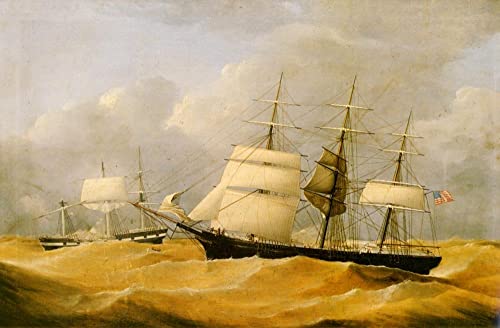 Droits du Sud par Frederick Tudgay peinture sur toile pour sublimer un salon chic
