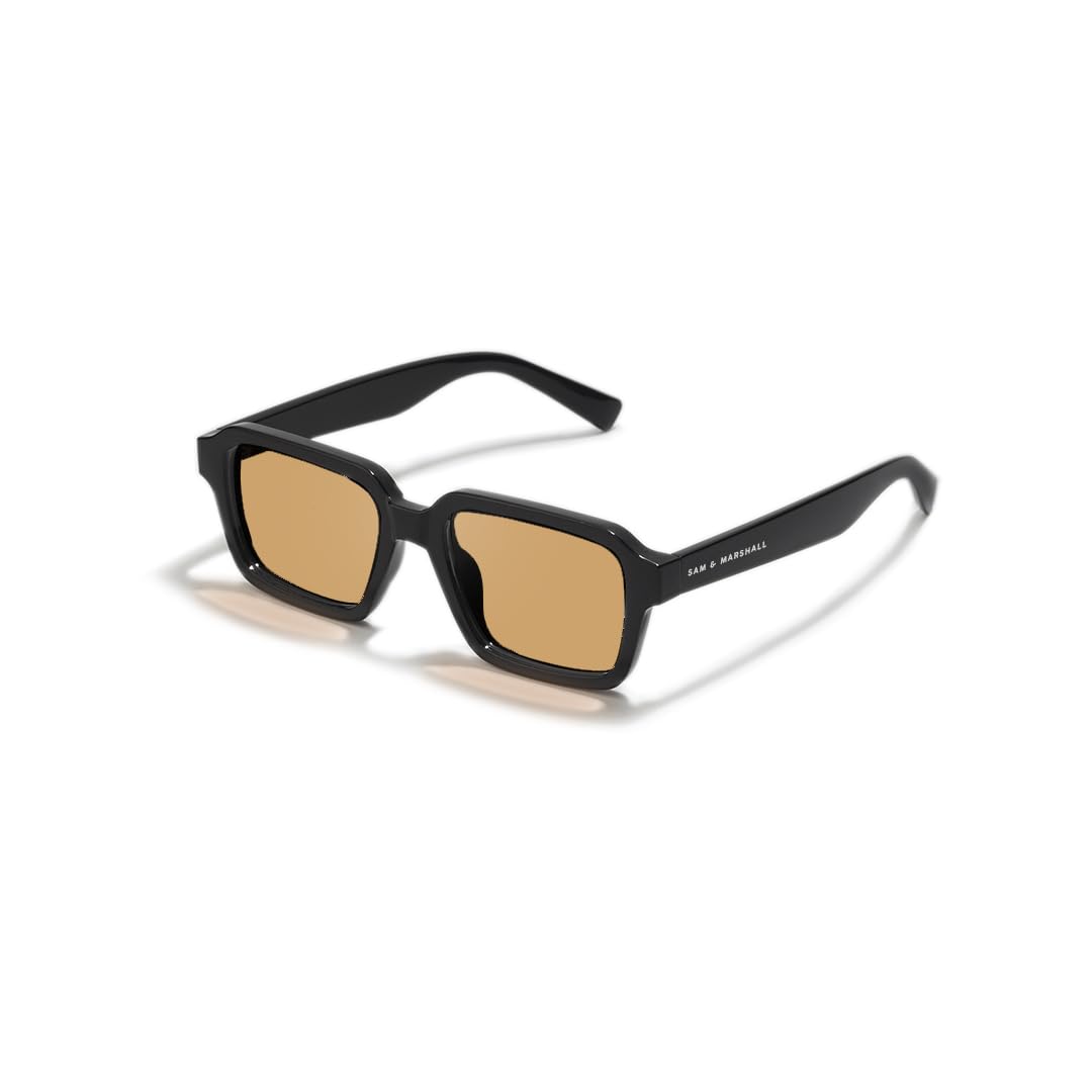 SAM AND MARSHALL TROY UV400 Protected Rectangle Sunglass for Men & Women-image-45