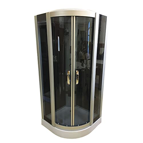 Cabine de douche hydromassante 90 x 90 cm Douche Complète avec Receveur de Douche - New York