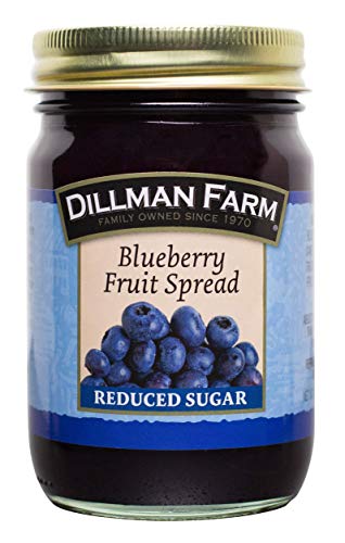 Dillman Farm Reduced Sugar Blueberry Preserves, 15Oz (Pack Of 6) #TOP3