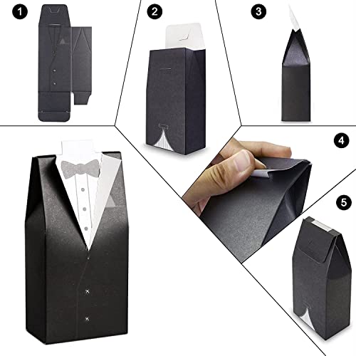 Auped 100 Pezzi Scatole di Caramelle Sposa