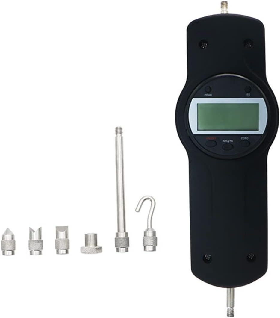LCD Screen Hand Grip Dynamometer 500N Digital Force Gauge Portable Push Pull Dynamometer Measuring Instruments for Force Test (Color : 300n, Size : A)
