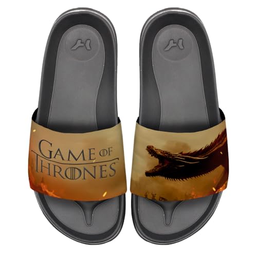Popfunk Game of Thrones Targaryen Dragon Unisex Adult Slides Sandals Officially Licensed Hypd Slydr Switch™