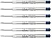 Parker Quinkflow Ink Refill for Ballpoint Pens, Fine Point, Blue Pack of 6 Refills (1782468)