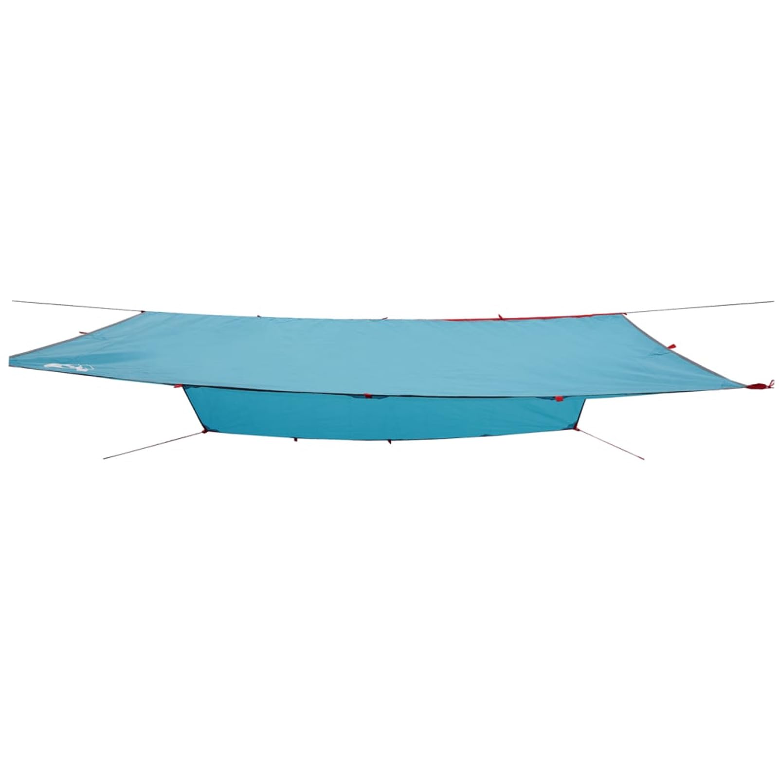 IKAYAA Toldo Camping 500 x 294 cm Impermeable, Ultraligero y Portátil Toldo de Refugio, Tienda de Campaña Tarp, Protección UV, Anti Desgarro, Tarp para Picnic Pesca Camping Senderismo Azul