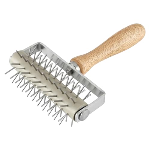 Rullo Docker Per Pasta - Rullo Per Pasticceria Con Punte | Rulli Per Pizza, Rulli Per Pasta Con Punte In Acciaio Inossidabile | Perforatore Per Pizza Per Cucine Domestiche E Commerciali, Strumento Per