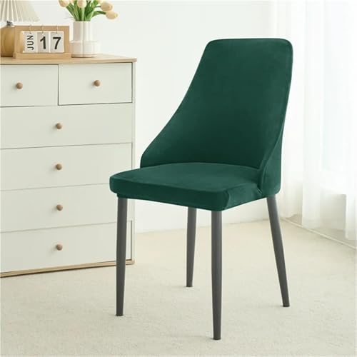Housse de chaise de salle à manger extensible en velours Color 2 - 7